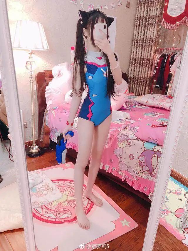 二次元萝莉COS《守望先锋》D.VA，感觉身体被掏空！