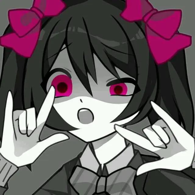 黑暗系二次元女生头像，喜欢的宝宝抓紧抱走吧！