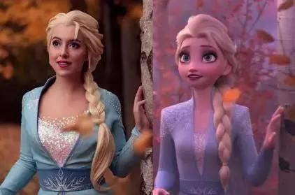 法国美女cos多位迪士尼公主，爱洛公主温柔优雅，她最有心机