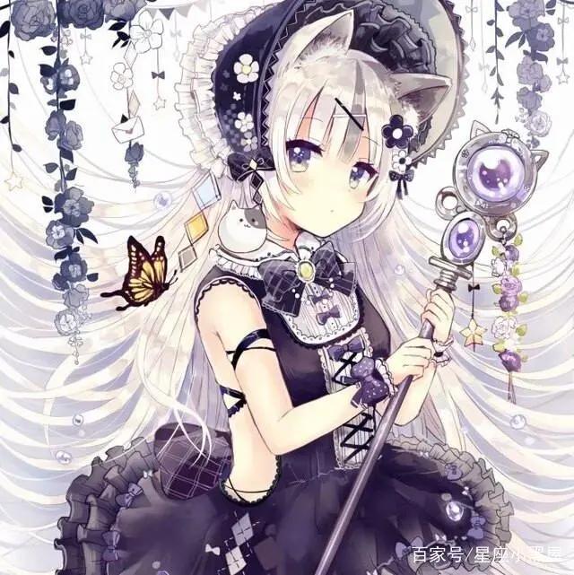 十二星座专属的二次元猫耳美少女，天秤座的最美，水瓶的不敢直视