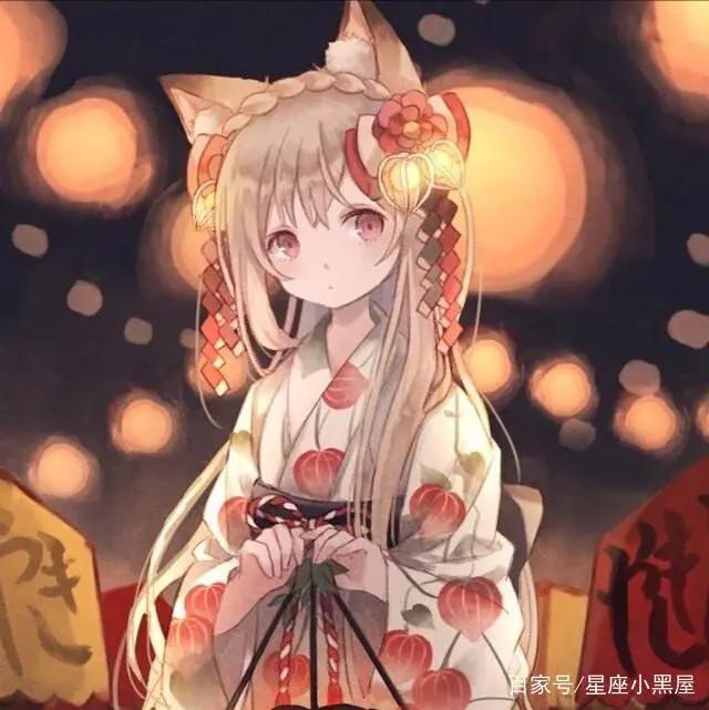 十二星座专属的二次元猫耳美少女，天秤座的最美，水瓶的不敢直视