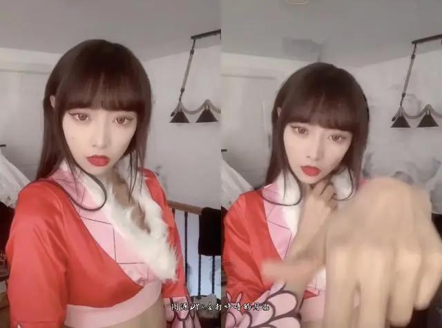 海贼王：网红COS女帝，没见神韵、只见骚，“齐刘海”女帝没法忍