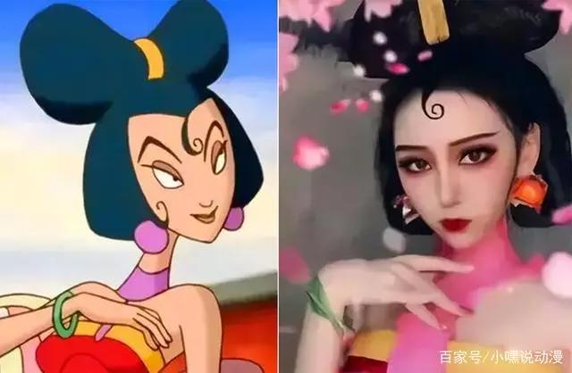 二次元仿妆能有多像，富江仿妆被作者认可，焰灵姬秒碎次元壁