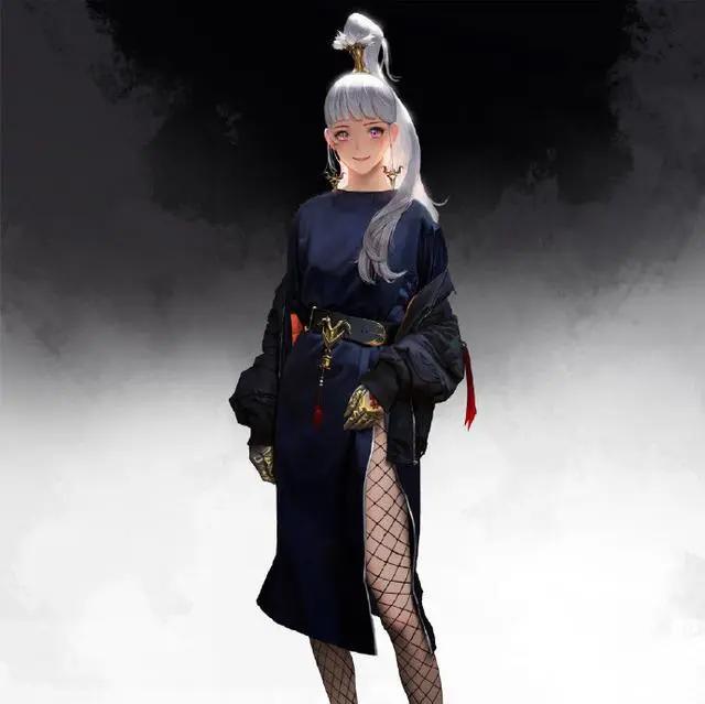 良心画师！满足了阿宅对“二刺螈美女”的所有幻想，黑长直占一半