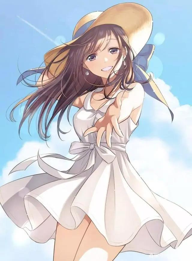 二次元夏季少女壁纸最后夏天的美丽邂逅