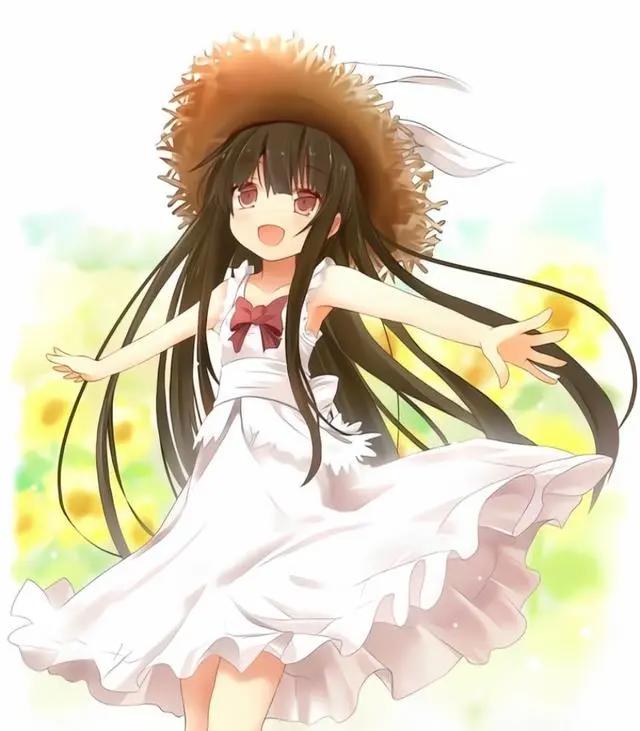 二次元夏季少女壁纸最后夏天的美丽邂逅