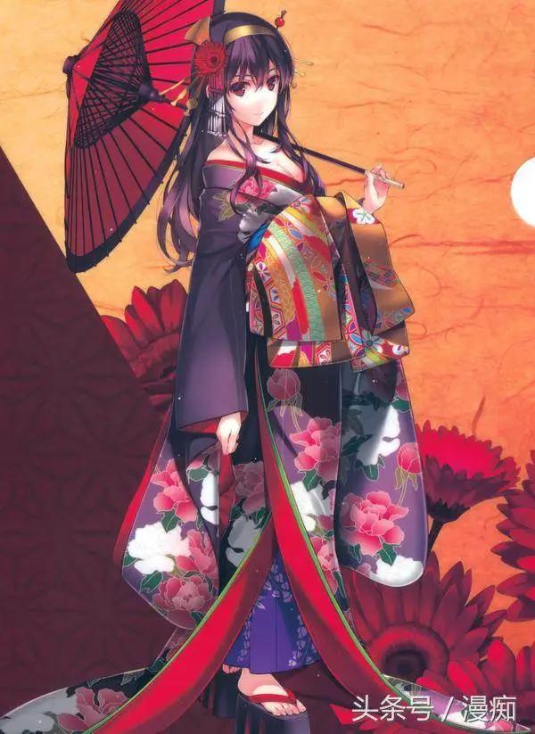 盘点那些二次元中的和服美少女，看了别流鼻血哟！