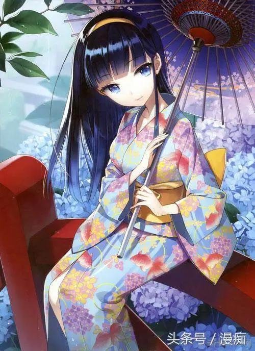 盘点那些二次元中的和服美少女，看了别流鼻血哟！