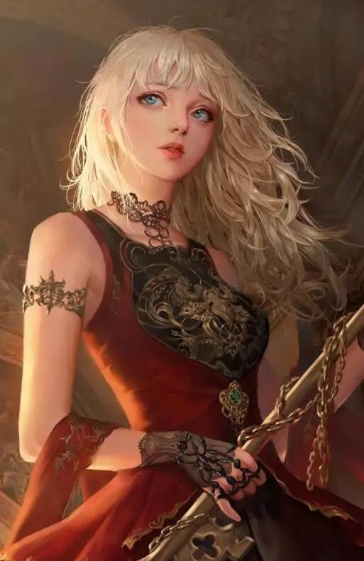 古风二次元绝色美女头像：我一向都在你身后，就差你一个回头