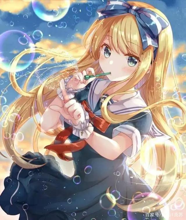 二次元女生头像壁纸可爱的女生也有一颗温柔的心