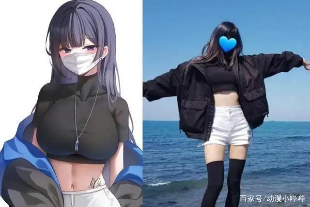 将自己画进二次元的美女画师，除了画画厉害，COS的本领也是一流
