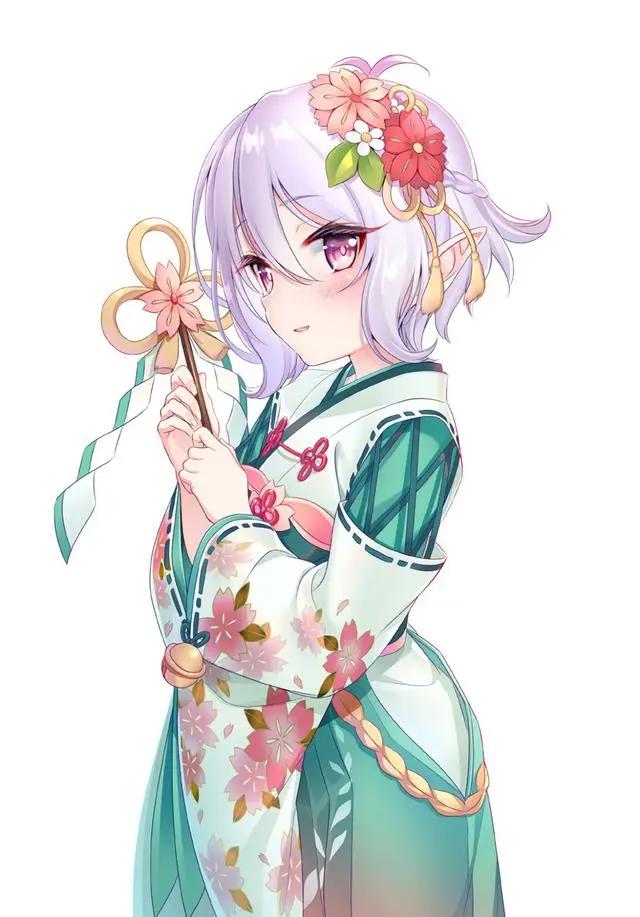 二次元美女高清插画图集：千里之行，始于足下！