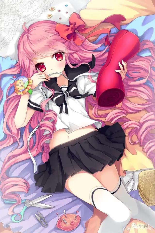 那些穿着jk制服的二次元美少女