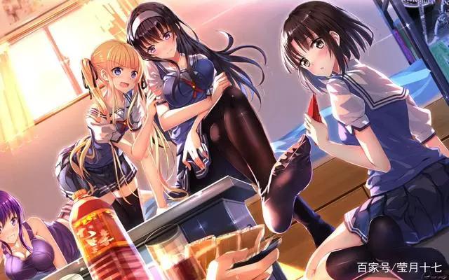 那些穿着jk制服的二次元美少女