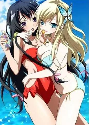 清凉一夏！二次元学生妹子泳装秀