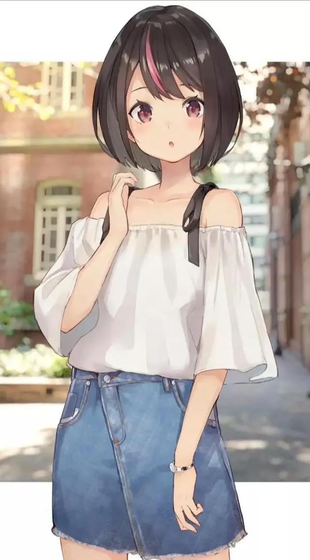 二次元女生高清大图壁纸