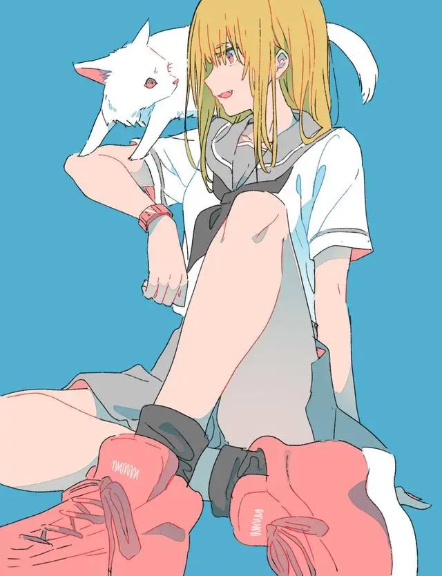 二次元美少女唯美插画壁纸，网友：这回真爱了