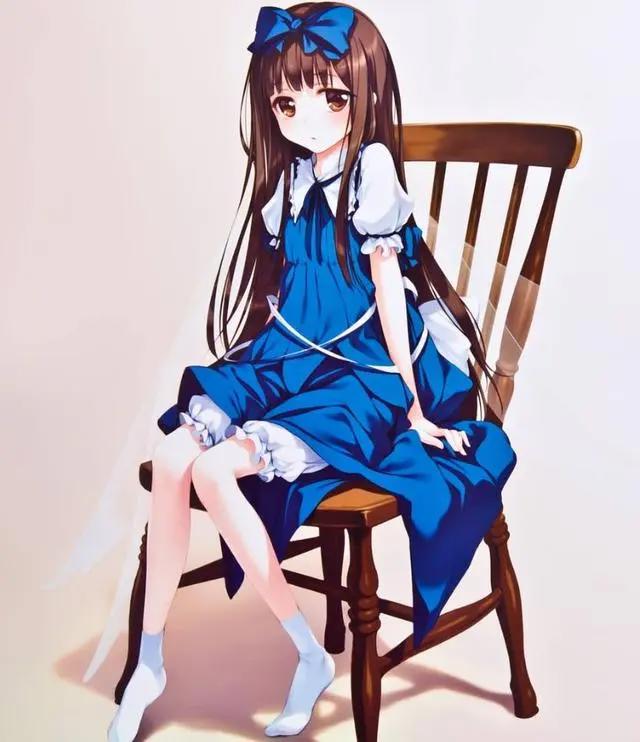 动漫头像：拥有“棕色”头发的二次元女生，走到哪里都受欢迎！