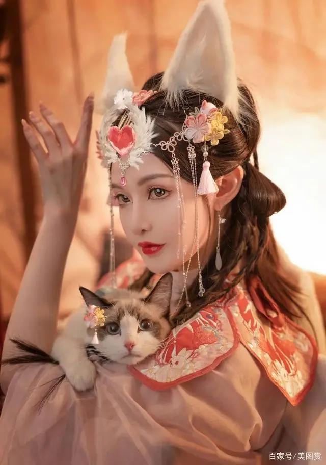 cosplay美女写真，灵猫传，布天蛮蛮，二次元，很美