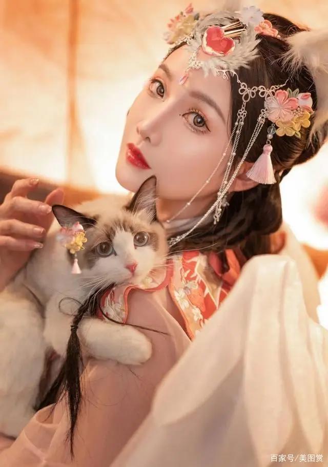 cosplay美女写真，灵猫传，布天蛮蛮，二次元，很美