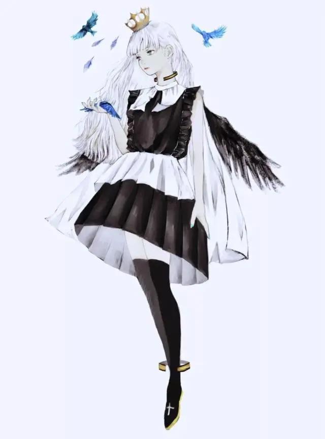 画师描绘令人心动的二次元少女插画，充满忧郁的贵族气质！