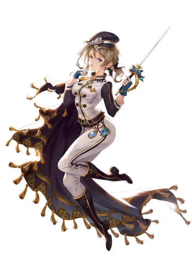 二次元角色插画作品