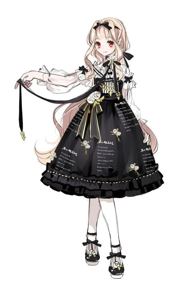 洛丽塔动漫二次元少女插画欣赏，青涩美少女的别样诱惑“洛丽塔”