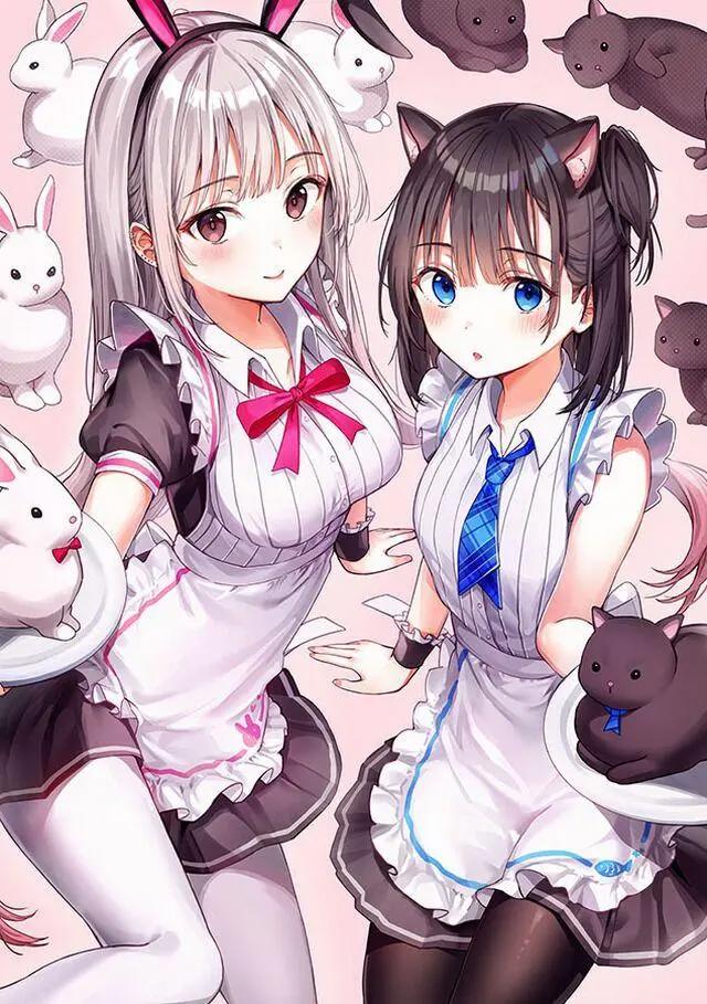 二次元高清动漫壁纸福利，充满魅力的少女总能不经意间抓住你的心