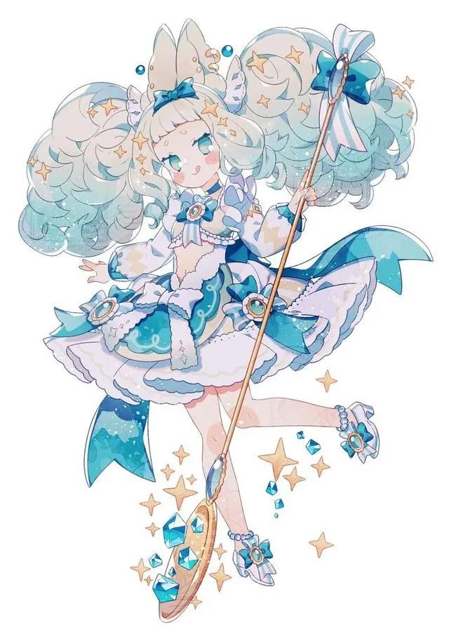 可爱的二次元少女们，展现着她们的可爱，萌到不行