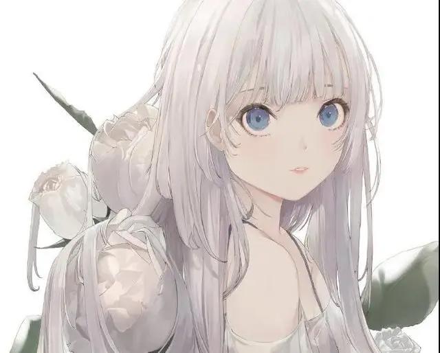 画师绘制二次元美少女，和植物风格融合起来，向日葵少女最呆萌