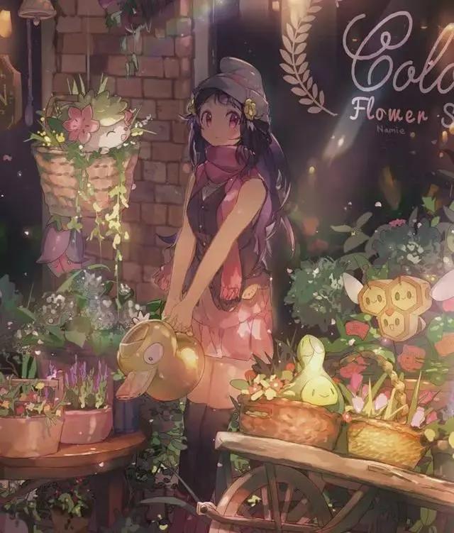 动漫插画，20张二次元小姐姐插画：画师Namie作品