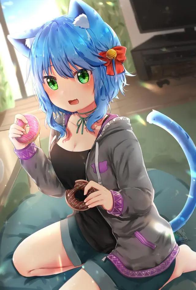 好看的二次元图片，看看有没有你喜欢的女孩，可自行抱走