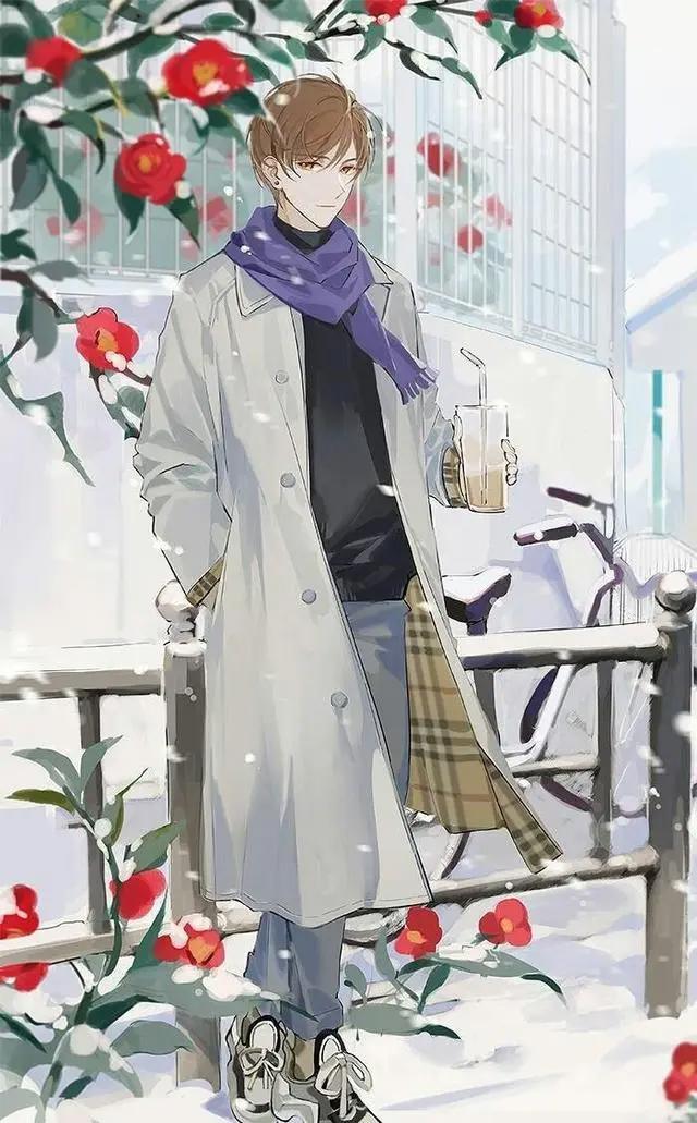 阳光开朗二次元动漫男生头像，时间会为你们留下最真的人！