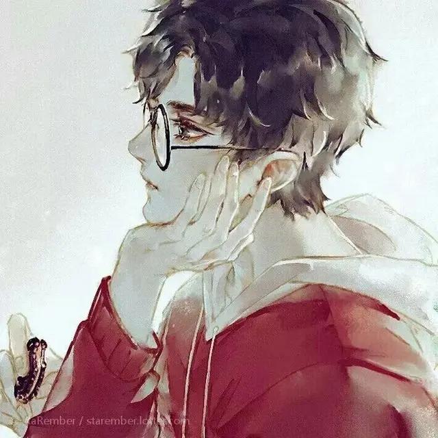 酷酷的二次元动漫男生头像，经此一别，各自珍重！