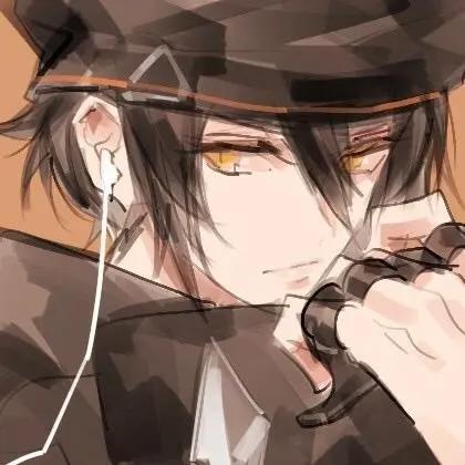 酷酷的二次元动漫男生头像，经此一别，各自珍重！