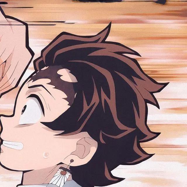 「第186期」动漫男头：鬼灭之刃我妻善逸/灶门炭治郎无水印头像