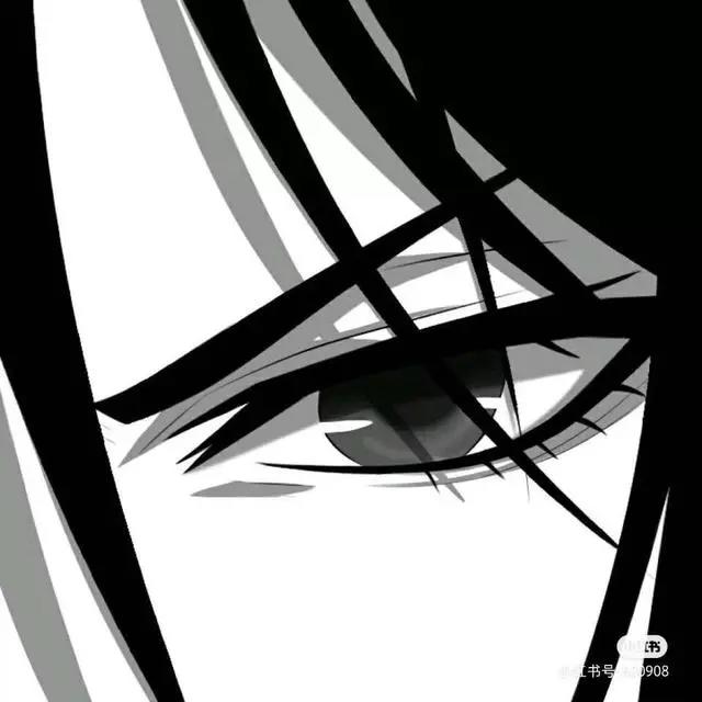 眼神杀！国服野王都在用的黑白动漫男头像