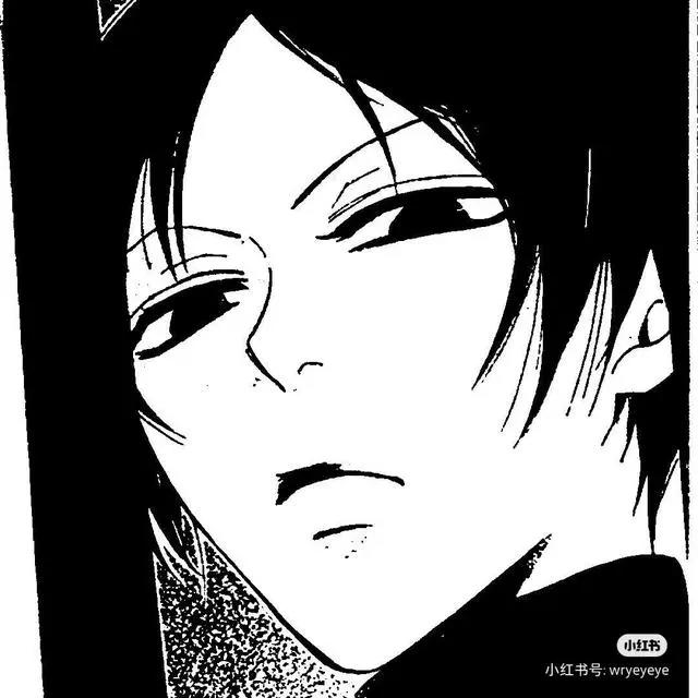 眼神杀！国服野王都在用的黑白动漫男头像