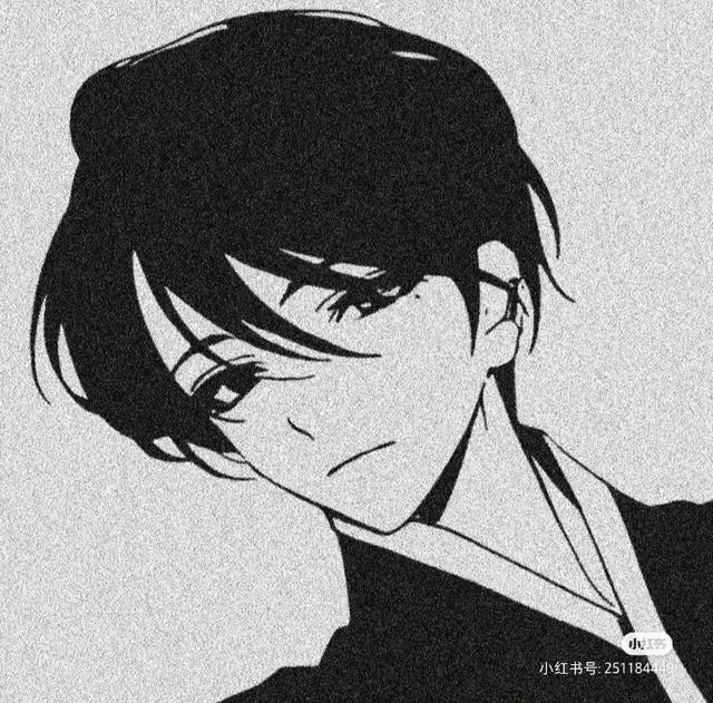 眼神杀！国服野王都在用的黑白动漫男头像
