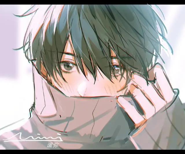 可爱小奶狗动漫男头像，人家这么可爱，当然是男孩子