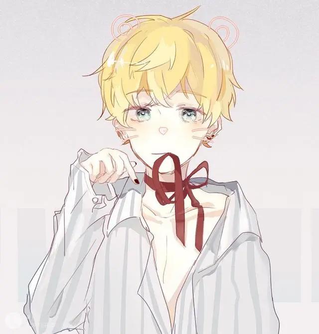 可爱小奶狗动漫男头像，人家这么可爱，当然是男孩子