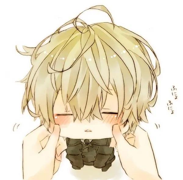 可爱小奶狗动漫男头像，人家这么可爱，当然是男孩子