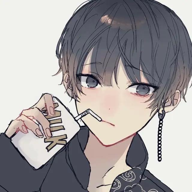 可爱小奶狗动漫男头像，人家这么可爱，当然是男孩子