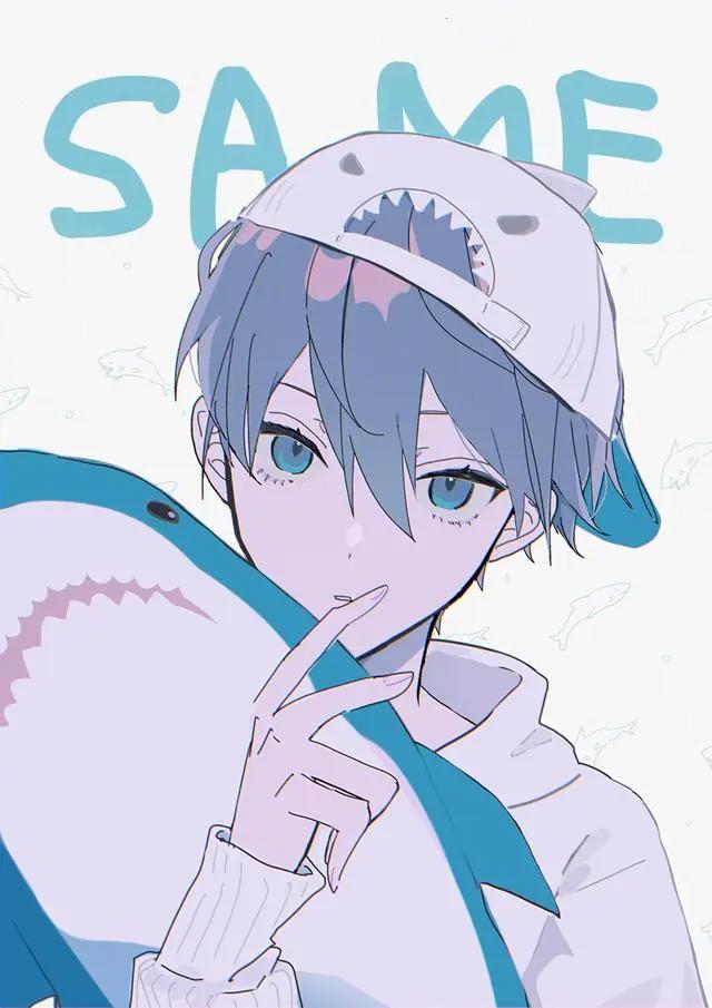 可爱小奶狗动漫男头像，人家这么可爱，当然是男孩子