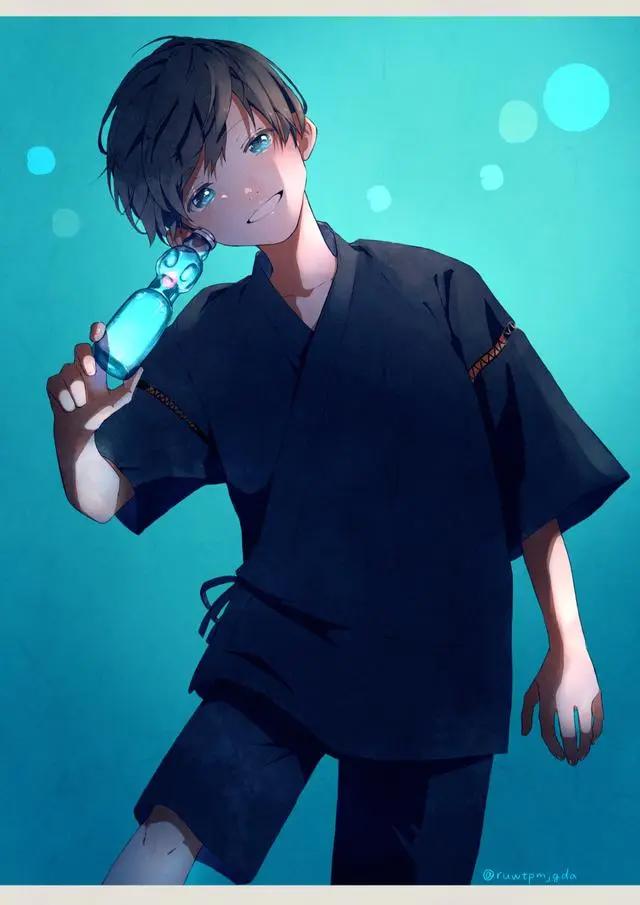 可爱小奶狗动漫男头像，人家这么可爱，当然是男孩子