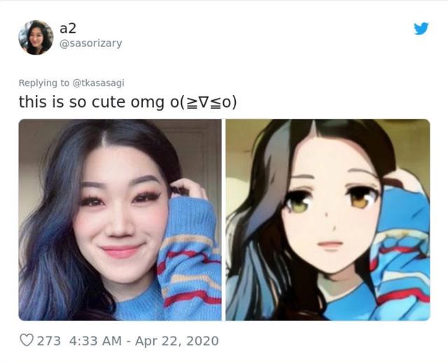 真人变成动漫风格会是怎样？有人眼睛变美了，有人直接线上毁容