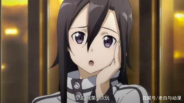 刀剑神域GGO：桐子最美的七张图，第六张最帅气，第七张变成萌妹