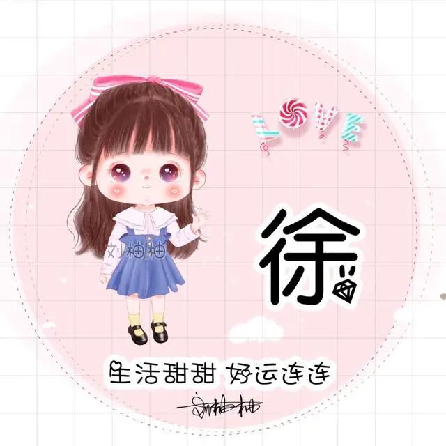 女生姓氏头像可爱，个性微信头像新款姓氏袁