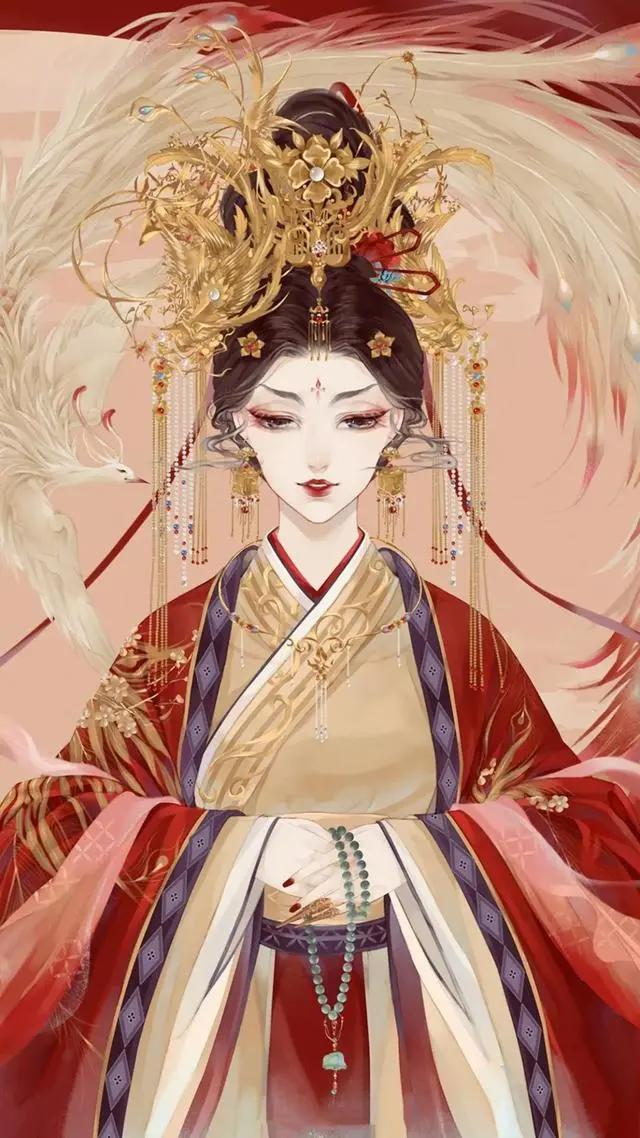 古风动漫女生头像&你携缓缓月色而来，而雪也好似温柔弥漫