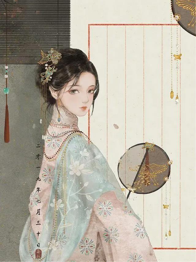 古风动漫女生头像&你携缓缓月色而来，而雪也好似温柔弥漫